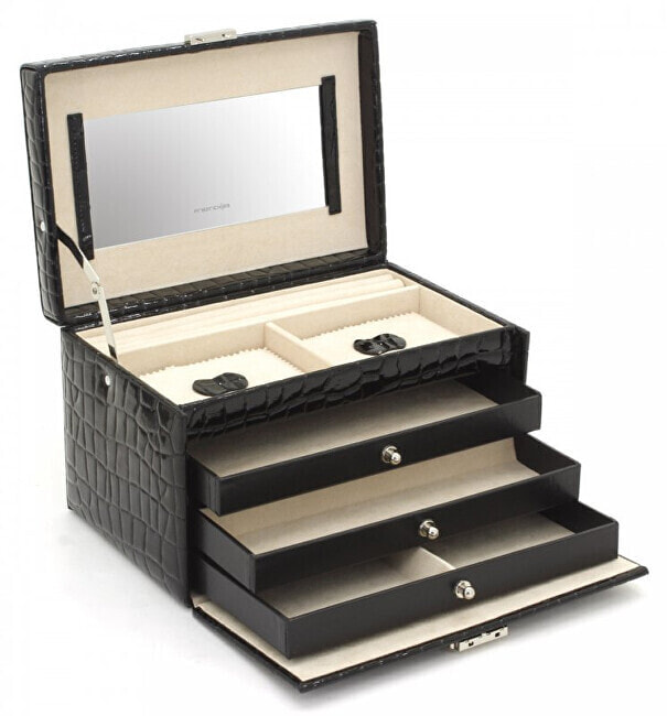 Jewelry box black / beige Jolie 23254-20