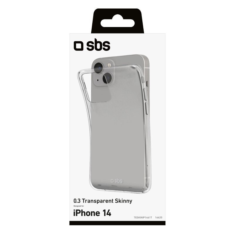SBS Skinny Cover für iPhone 14 transparent