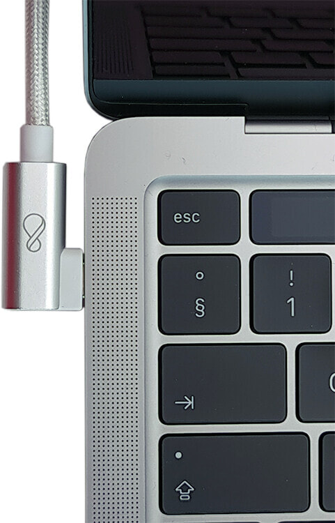 Ochno O-USBG2-70-2 - 0.7 m - USB C - USB C - USB 3.2 Gen 2 (3.1 Gen 2) - Aluminium - White