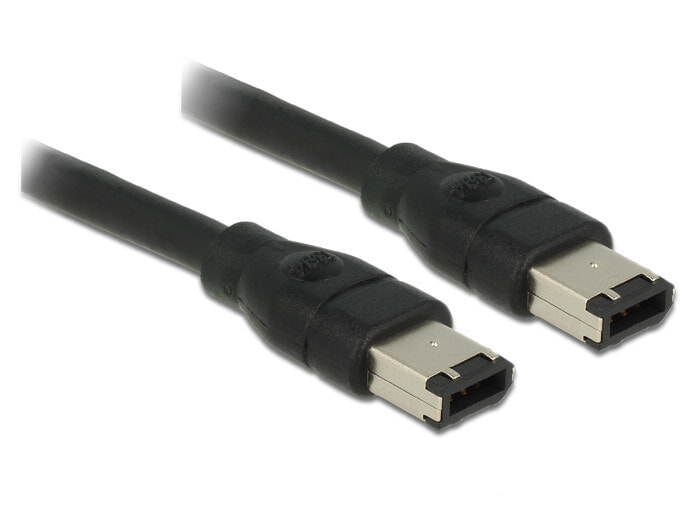 DeLOCK 83273 FireWire кабель 6-p Черный 0,5 m