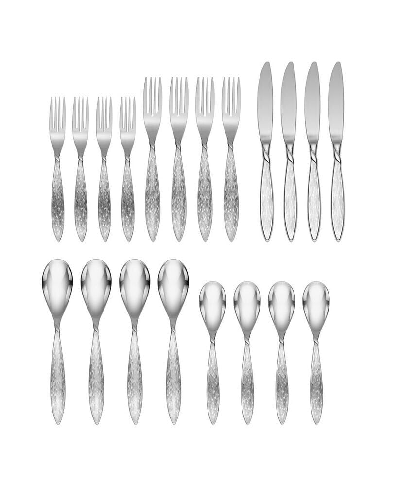 Hampton Forge wavendon 18/10 Stainless Steel 20 Piece Set, Service for 4