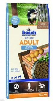 Сухой корм для собак Bosch,  PIES, с картофелем и рыбой, 15 кг