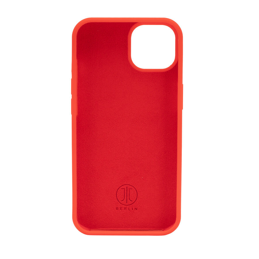 JT Berlin Steglitz Silikon Case Apple iPhone 14 Rot