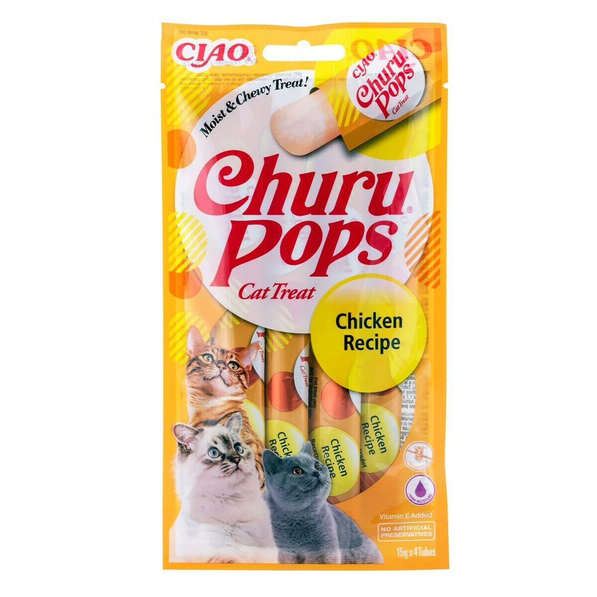 Snack for Cats Inaba EU712 4 x 15 g Sweets Chicken 15 ml