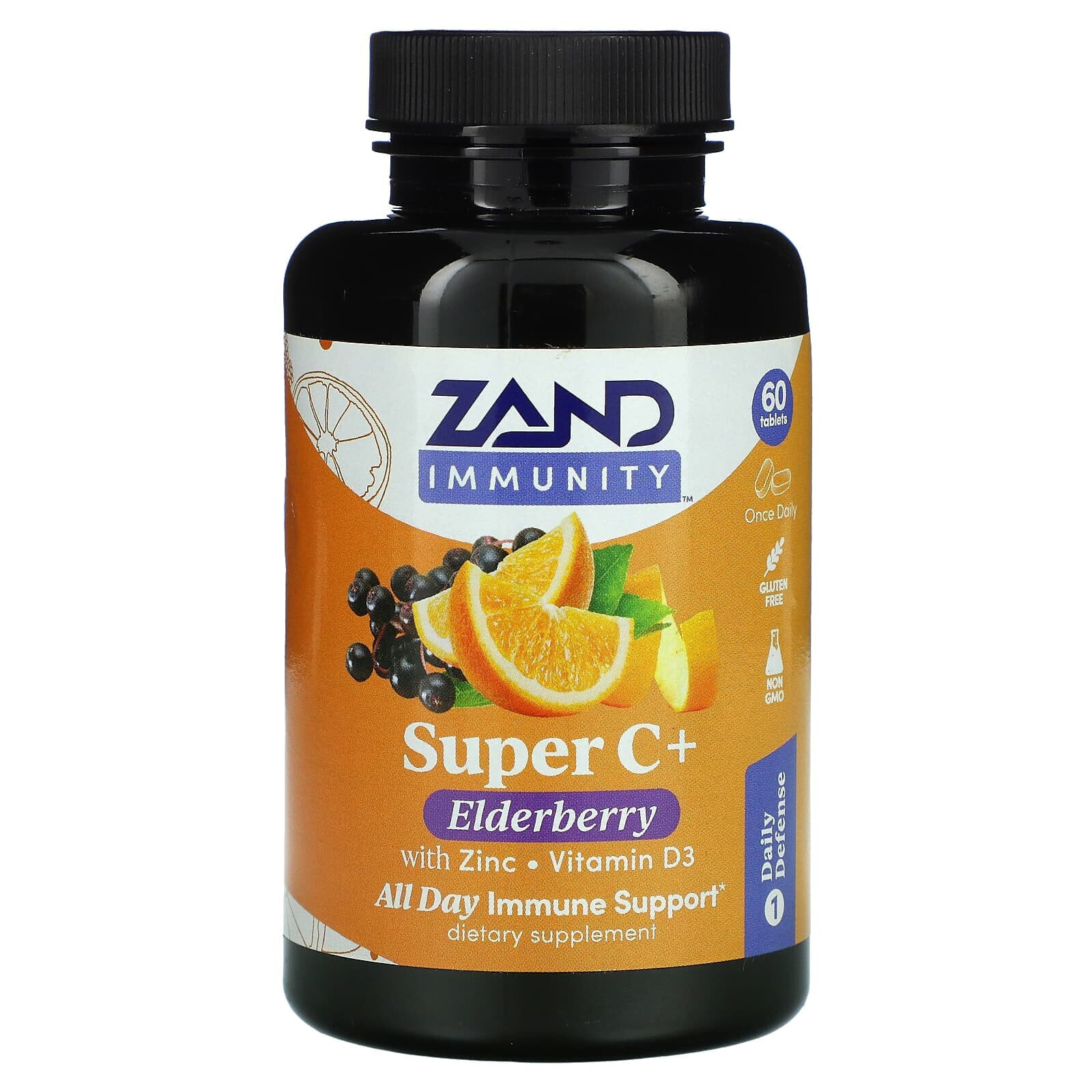 Занд, Immunity, Super C + бузина с цинком и витамином D3`` 60 таблеток