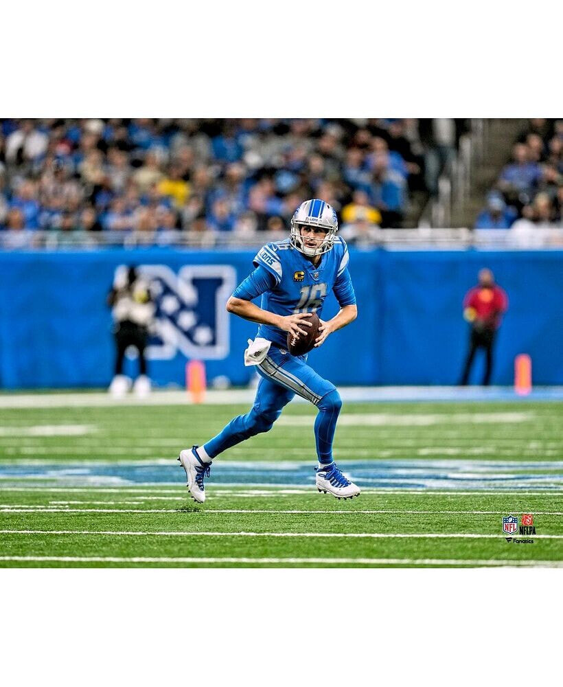 Fanatics Authentic jared Goff Detroit Lions Unsigned Scrambles Out Of The Pocket 16
