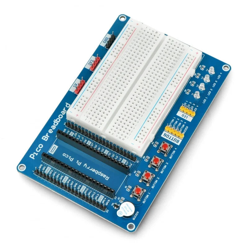 Pico Breadboard Kit - shield for Raspberry Pi Pico