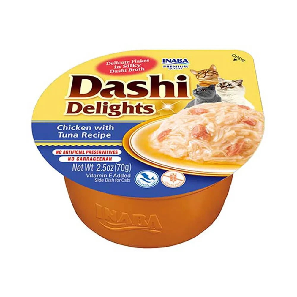 INABA Dashi Delights chicken tuna bouillon cat treat 70g