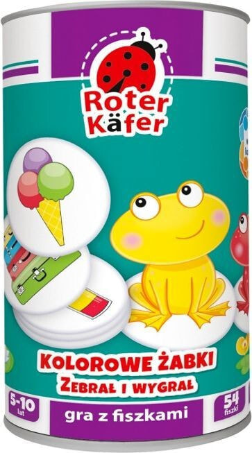 Roter Kafer EDUCATIONAL GAME WITH COLORFUL FROGS. HE COLLECTED AND WON! RK1010-04