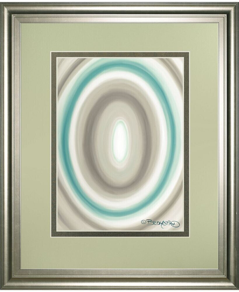 Classy Art concentric Ovals 1 by David Bromstad Framed Print Wall Art, 34