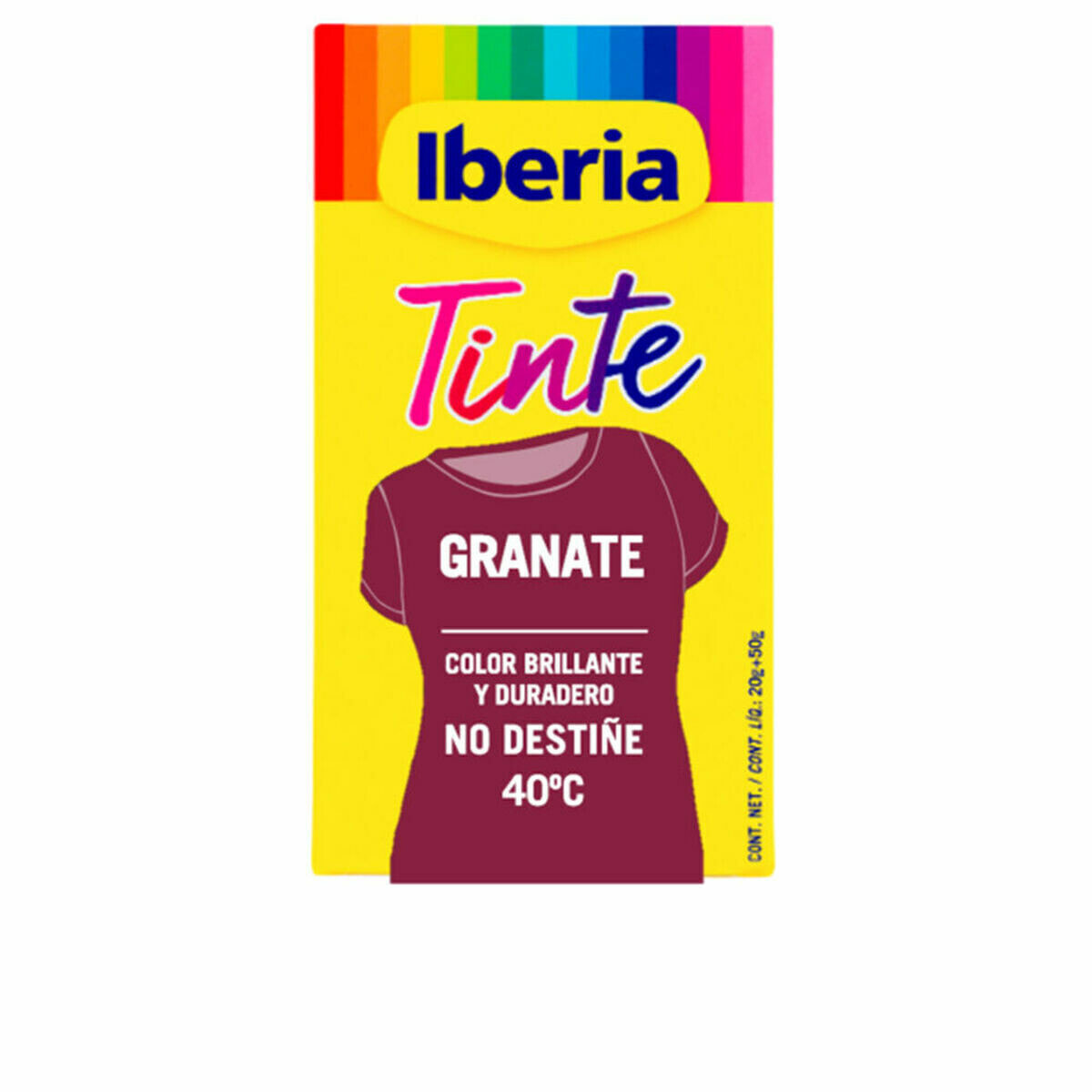 Clothes Dye Tintes Iberia Maroon 70 g