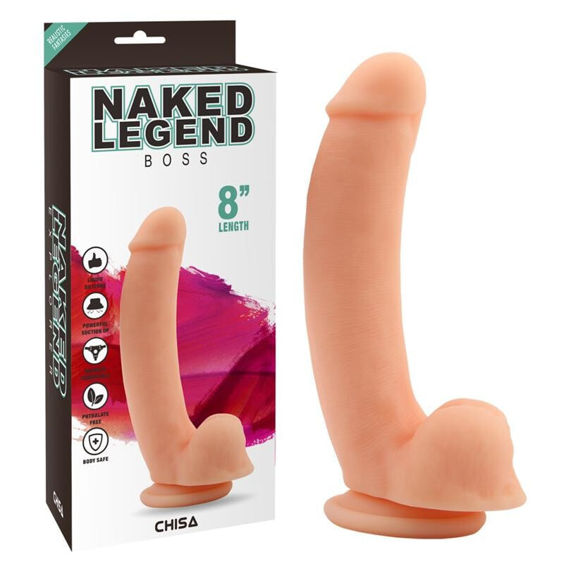 Фаллоимитатор CHISA Dildo Boss 20.5 x 4.1 cm Silicone Flesh