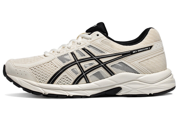 Asics Gel-Contend 减震防滑 低帮 跑步鞋 女款 米白黑 / Кроссовки Asics Gel-Contend T8D9Q-112