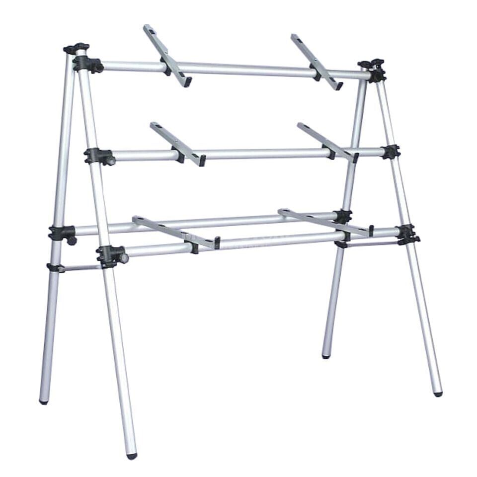 Jaspers 3D-145S Keyboard Stand for three keyboards, silver