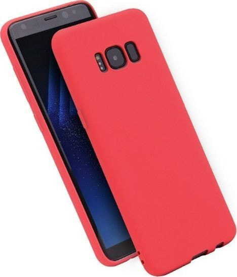 чехол силиконовый красный Samsung A21s A217