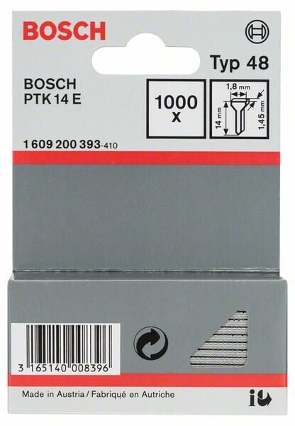 Bosch Nagel Typ 48 1,8 x 1,45 x 14 mm