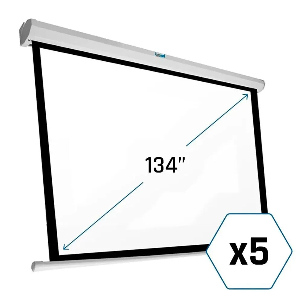 IGGUAL 134´´ 4:3 240x240 cm Projection Screen 5 units