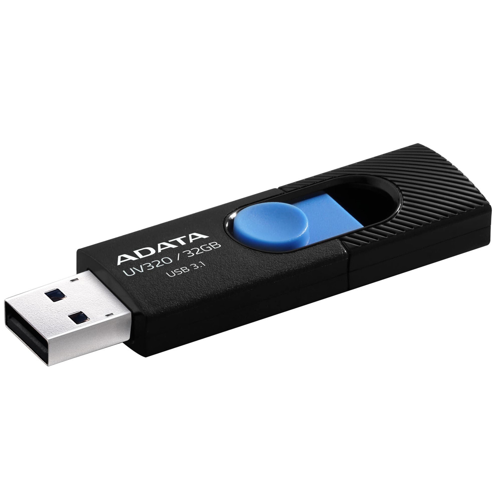 ADATA UV320 USB флеш накопитель 32 GB USB тип-A 3.2 Gen 1 (3.1 Gen 1) Черный, Синий AUV320-32G-RBKBL