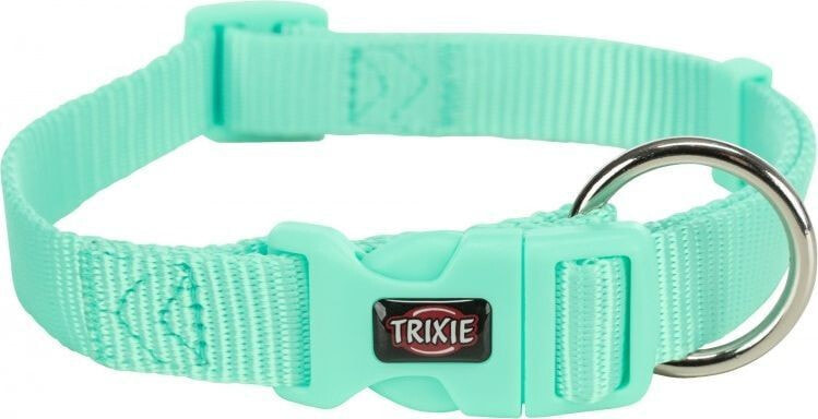 Trixie Premium dog collar, mint color, L – XL: 40–65 cm / 25 mm