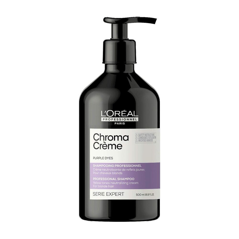 L'oreal Paris Serie Expert Chroma Creme Purple Shampoo  Шампунь с фиолетовыми пигментами для нейтрализации желтых тонов 300 мл