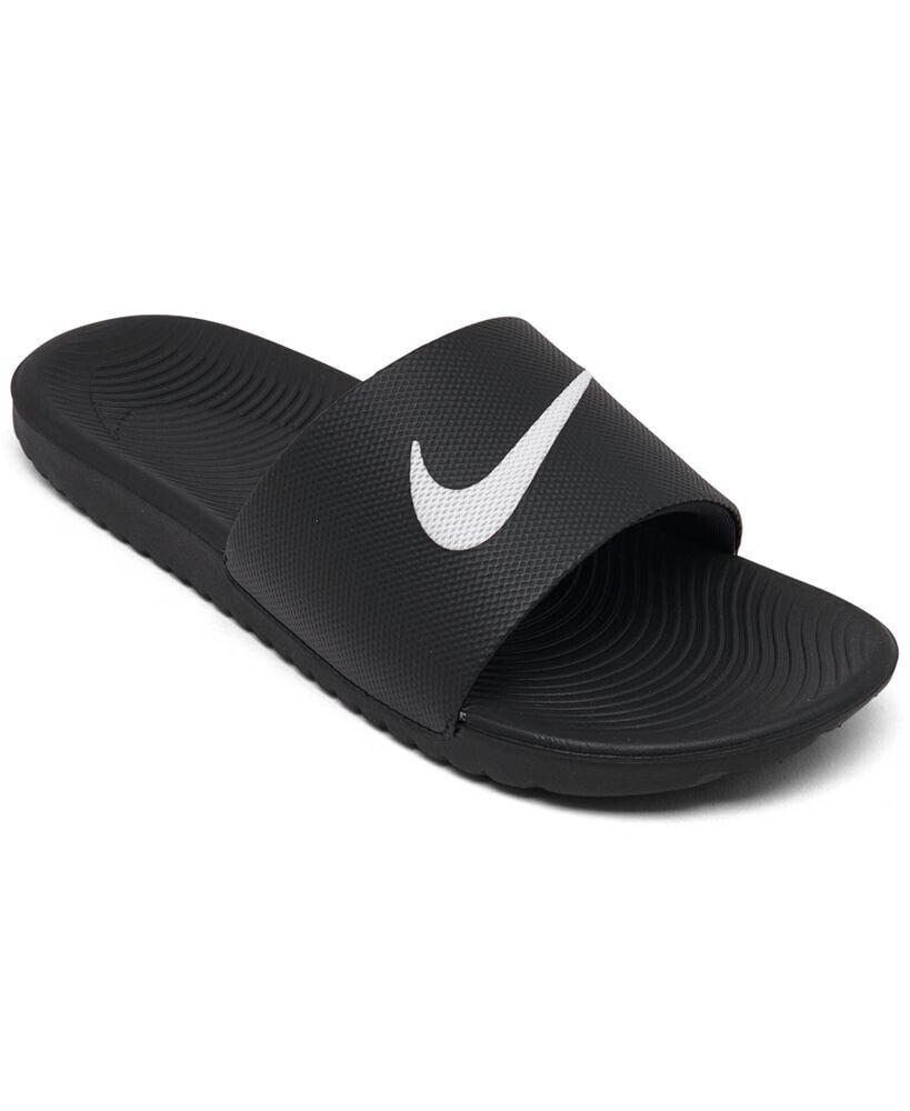 Nike big Kids' Kawa Slide Sandals from Finish Line