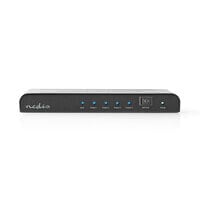 Nedis VSPL3474AT - HDMI - 4x HDMI - Black - 4K Ultra HD - 60 Hz - 600 MHz