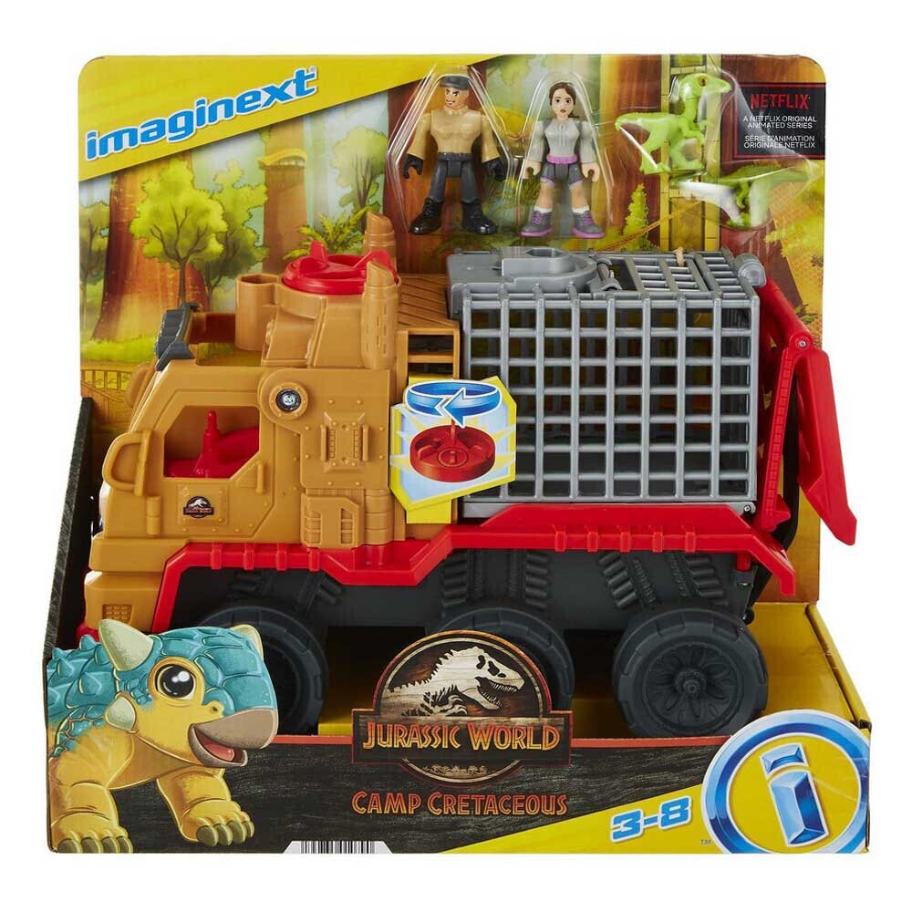 IMAGINEXT Jurassic World Dinosaur Transport Truck Toy Car Refurbished