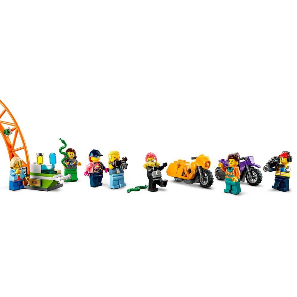 Конструктор LEGO LEGO 60339 City Stuntz Stunt-Arena mit Double Looping, Monstertruck mit Rampe und Stunt-Minifiguren, ab 7 Jahren