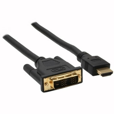 InLine 17663P видео кабель адаптер 3 m HDMI DVI-D Черный