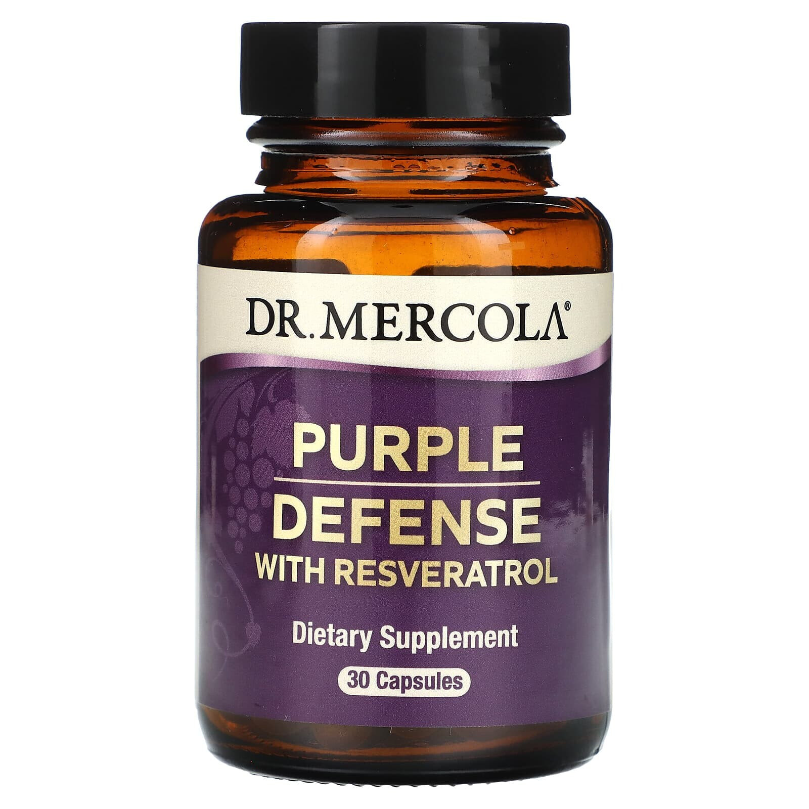 Dr. Mercola, Purple Defense with Resveratrol, 90 Capsules