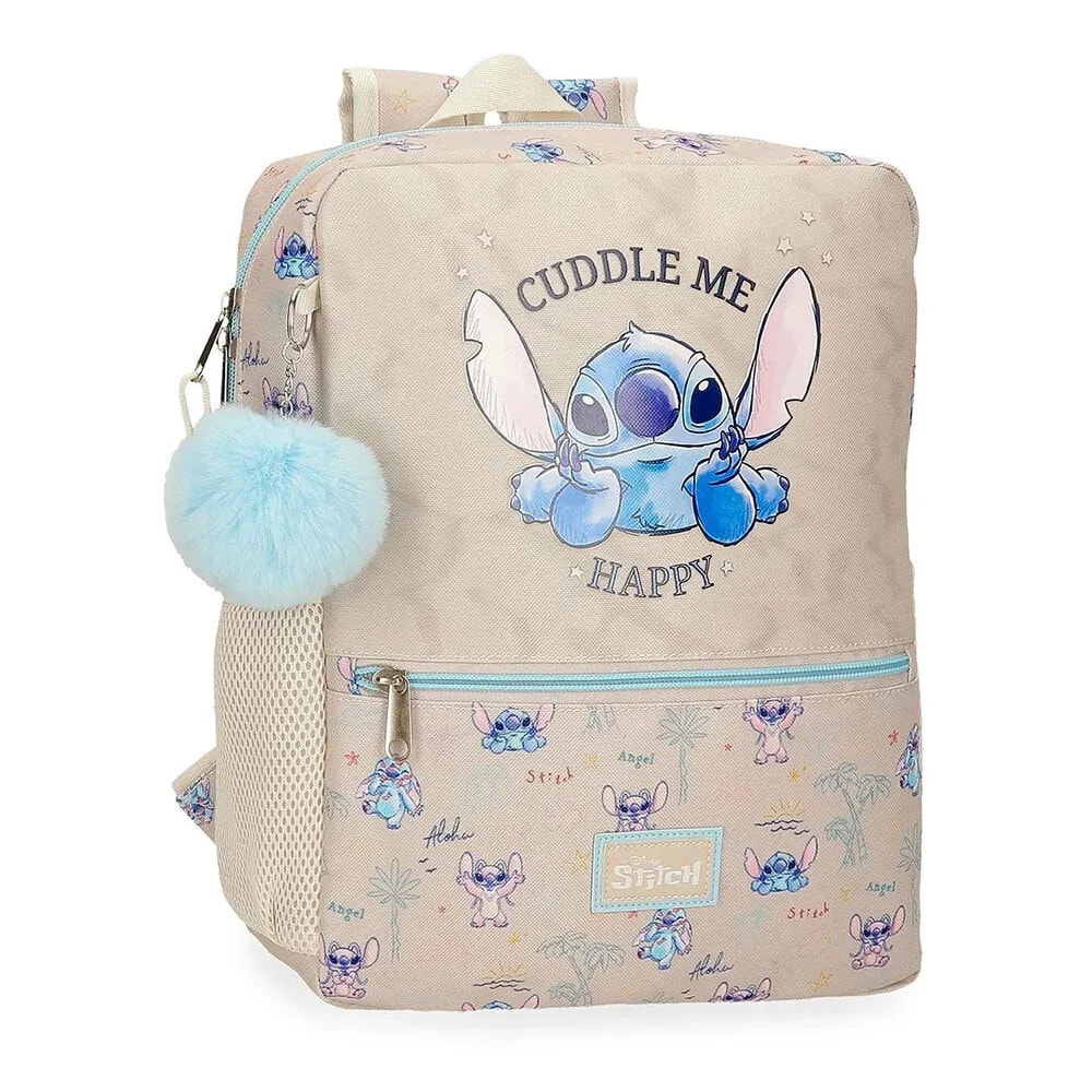 DISNEY Stitch Cuddle Me Happy 33 cm junior backpack