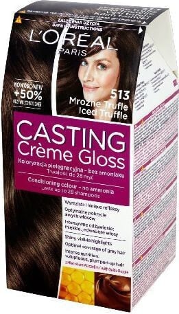 Loreal Paris Casting Creme Gloss 513 Безаммиачная крем-краска для волос, оттенок  морозный капучино