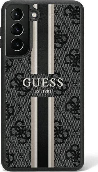 Guess Etui Guess GUHCS23SP4RPSK Samsung Galaxy S23 czarny/black hardcase 4G Printed Stripe