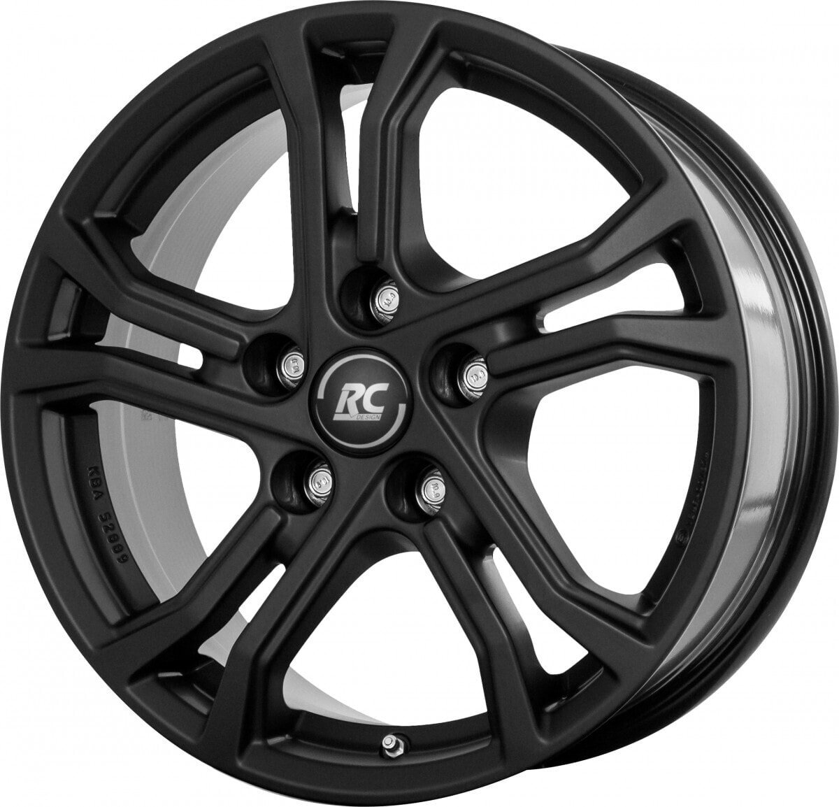 Колесный диск литой RC-Design TDG2 satin-black matt-lackiert 7.5x17 ET40 - LK5/114.3 ML60.1