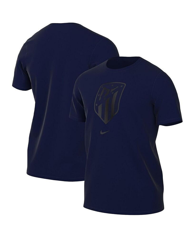 Nike men's Navy Atletico de Madrid Crest T-shirt