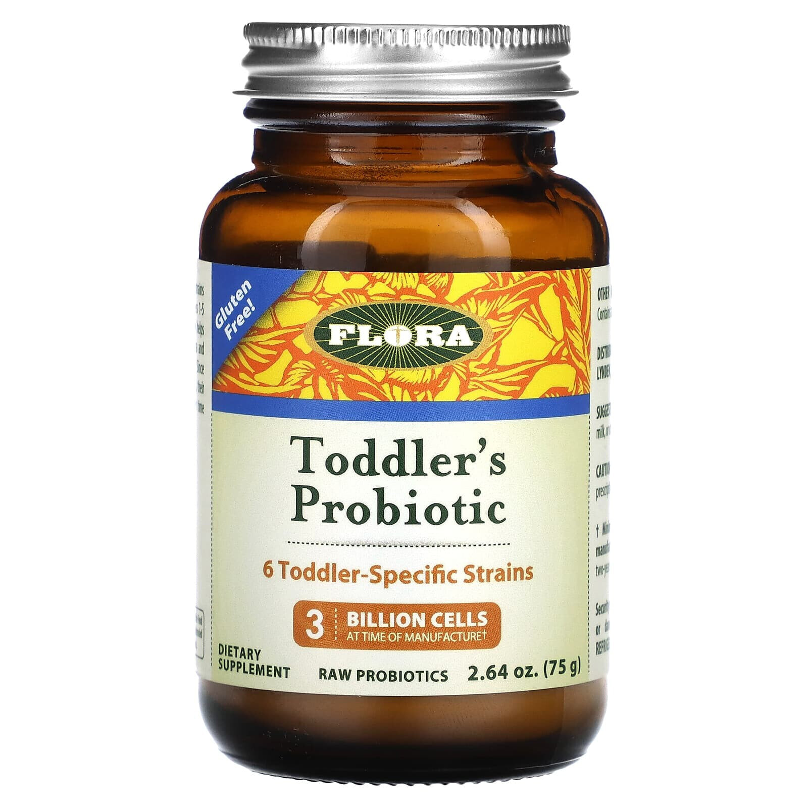 Flora, пробиотик для малышей, 3 мдрд, 75 г (2,64 унции)