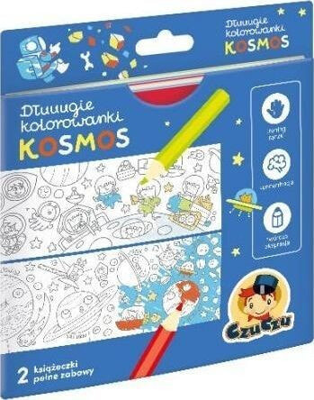 Раскраска для рисования Bright Junior Media Dłuuugie kolorowanki Kosmos