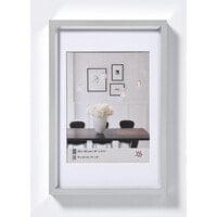 walther design ES040S - Plastic - Silver - Single picture frame - Matte - Table - Wall - 20 x 30 cm