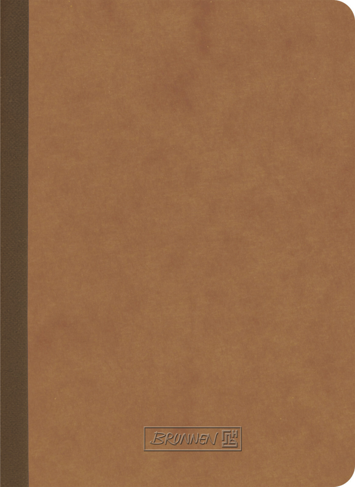 Brunnen 104367370, Однотонный, Коричневый, A6, 96 листов, 90 г/м2, Бумага с точечной сеткой