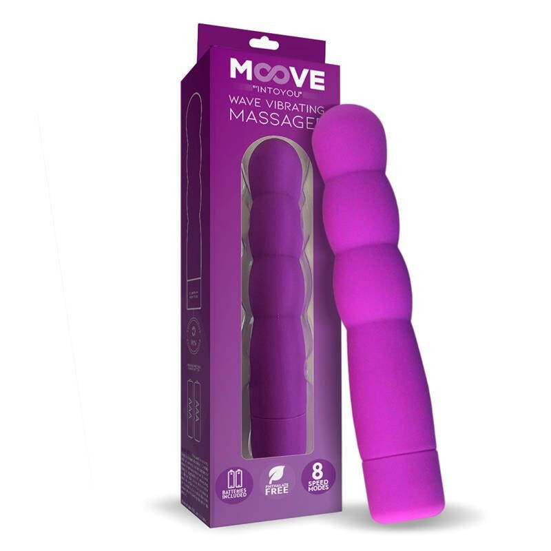Вибратор MOOVE Wave Vibrating Massager Purple