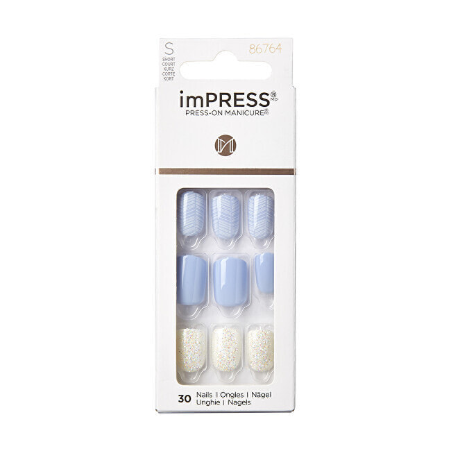 Товар для дизайна ногтей Kiss Self-adhesive nails imPRESS Nails Lavender Whisper 30 pcs