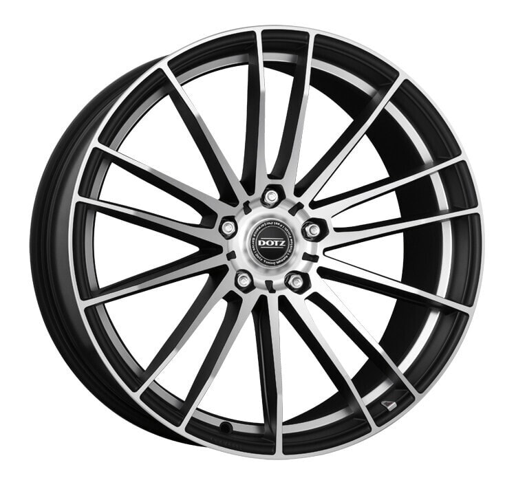 Колесный диск литой Dotz Fast15 black matt polished 8.5x19 ET29 - LK5/120 ML72.6