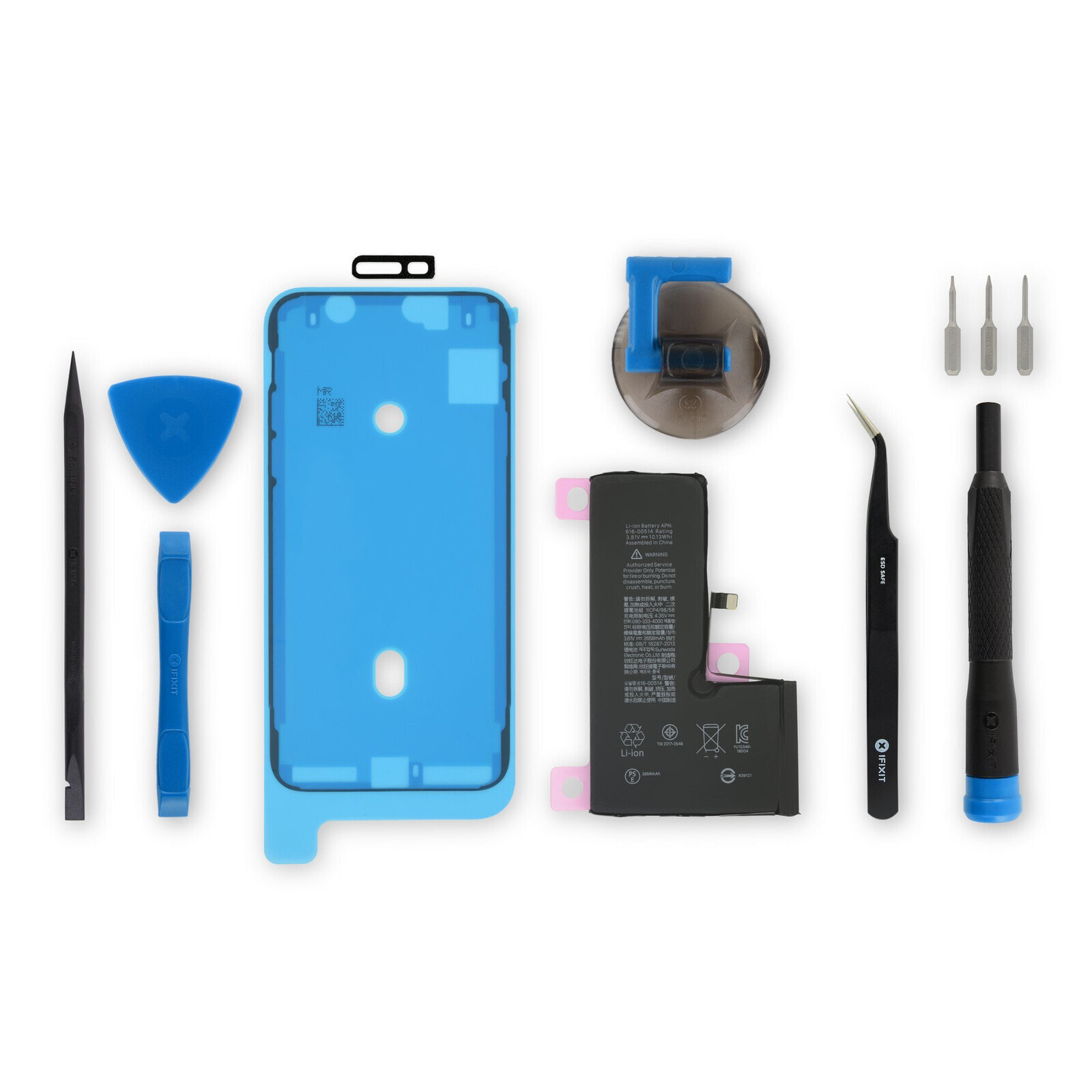 iFixit EU406001-2 - Battery - Apple - iPhone XS - Multicolour - Lithium-Ion  (Li-Ion) - 2659 mAh аккумуляторы V29698162 купить по выгодной цене от 5120  руб. в интернет-магазине market.litemf.com с доставкой