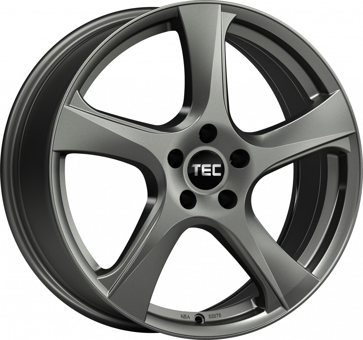 Колесный диск литой TEC Speedwheels AS5 dark grey 7.5x18 ET57 - LK5/120 ML65.1