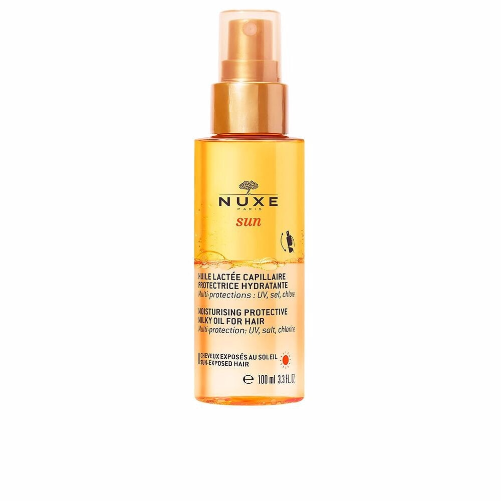 Средство для загара и защиты от солнца NUXE SUN huile lactée capillaire protectrice hydratante 100