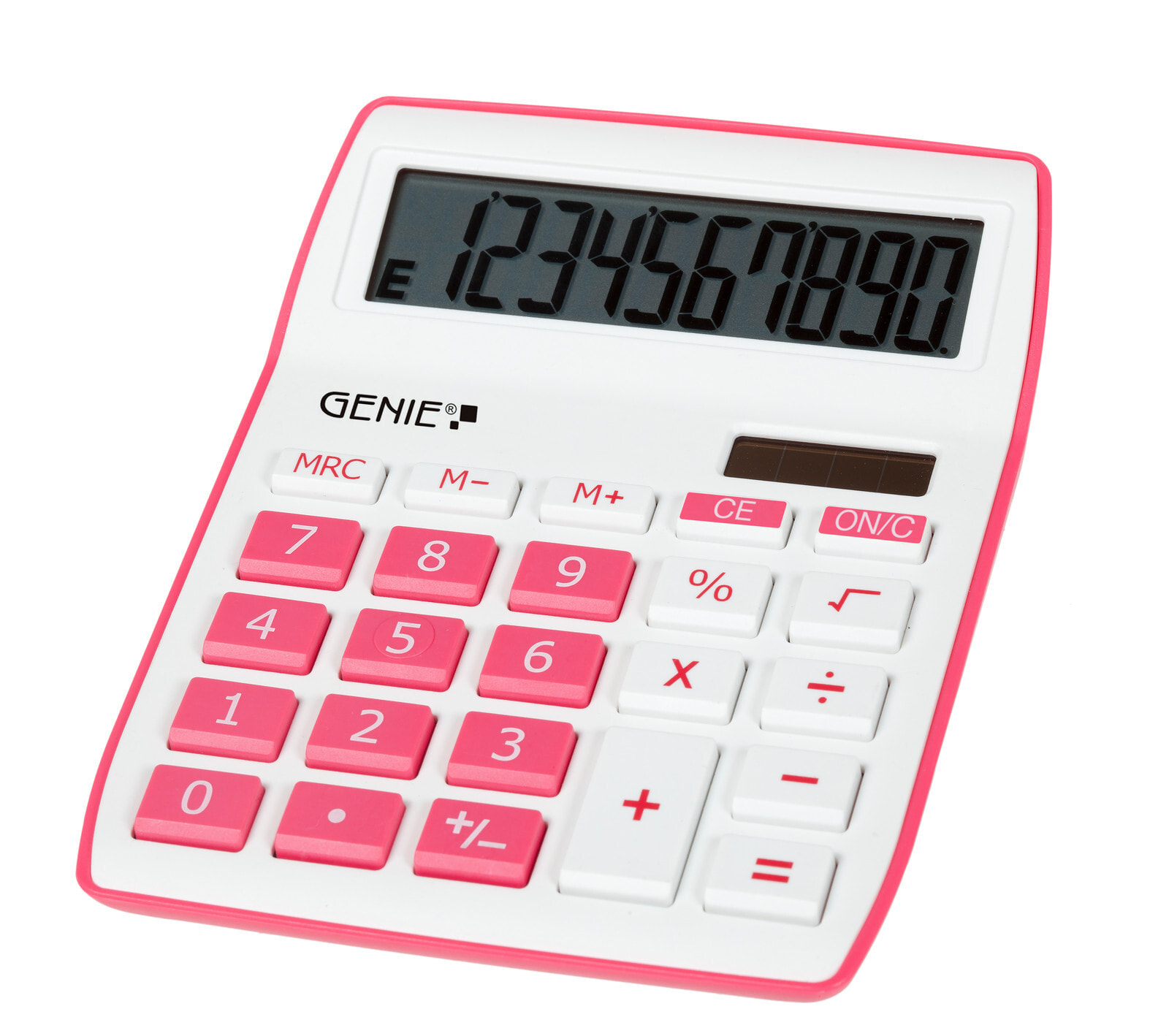 Genie 840 P калькулятор Настольный Дисплей Розовый, Белый 12264