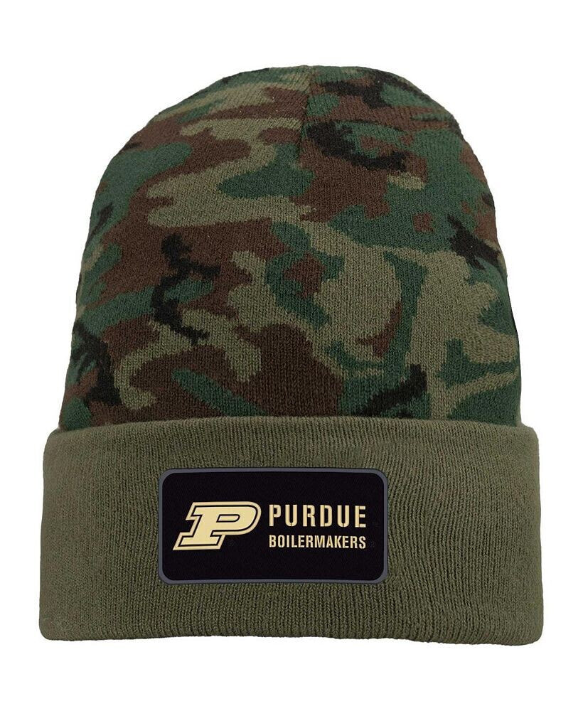 Nike men's Camo Purdue Boilermakers Military-Inspired Pack Cuffed Knit Hat