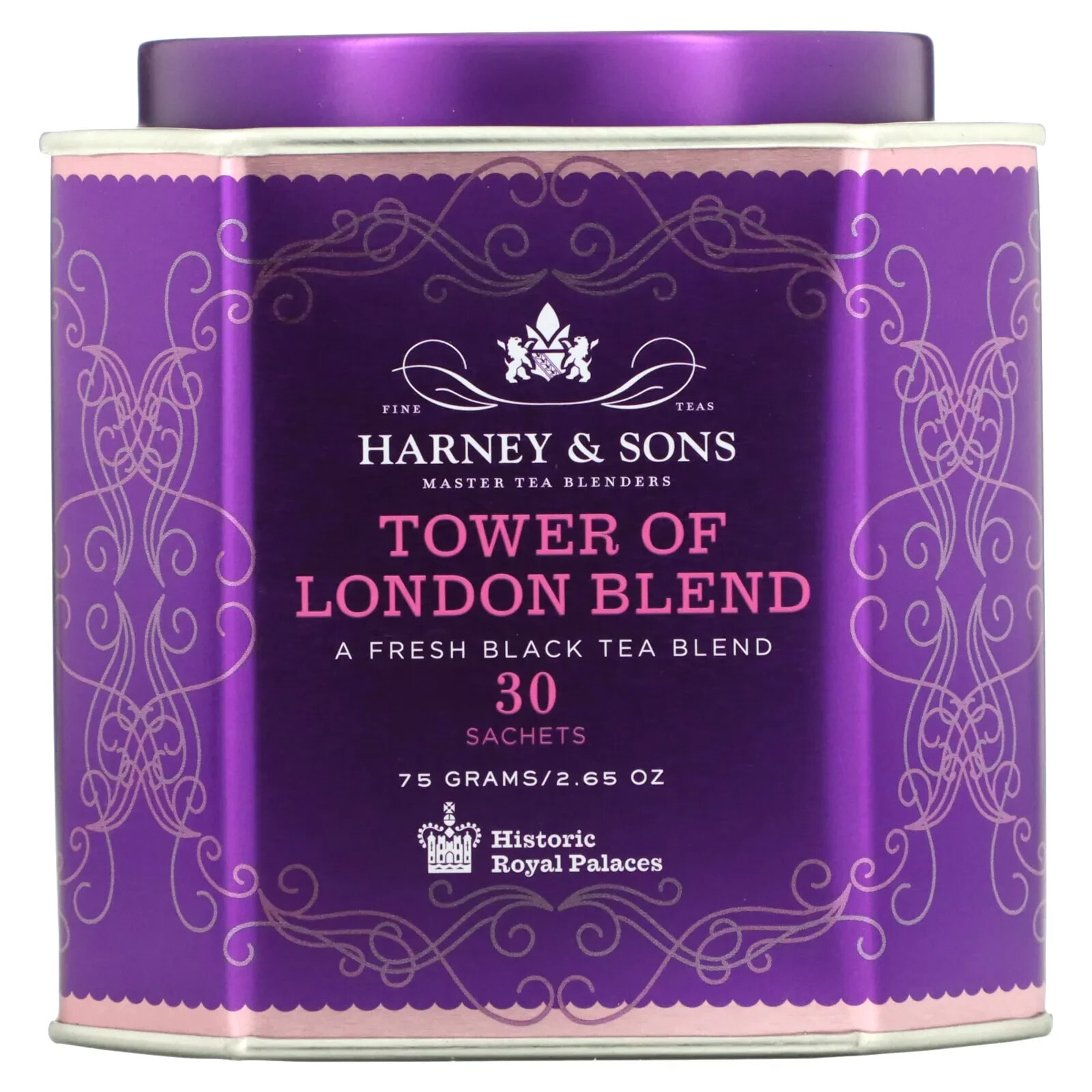 Tower of London Blend, A Fresh Black Tea Blend, 30 Sachets, 2.65 oz (75 g)