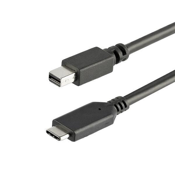 StarTech.com CDP2MDPMM1MB видео кабель адаптер 1 m USB Type-C Mini DisplayPort Черный