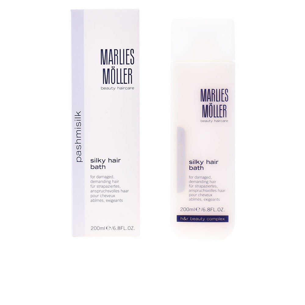 Marlies Moller Silky Hair Bath  Шелковый кондиционер для поврежденных вьющихся волос 200 мл